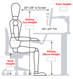 How to set up your workstation ergonomically