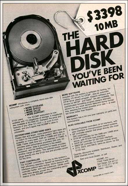 10 MB Hard Drive