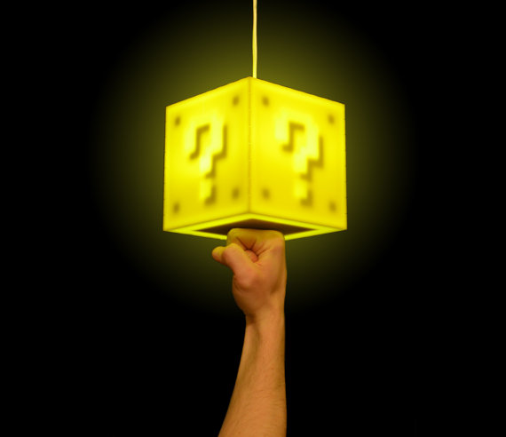 This is an interactive 8-bit lamp