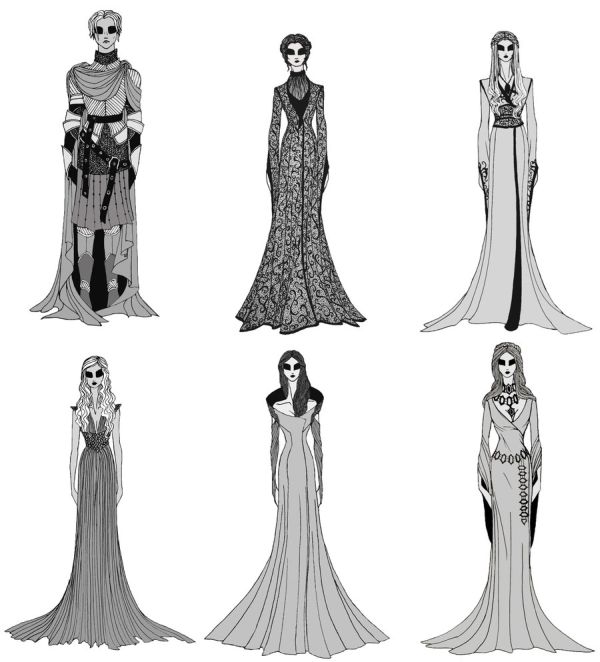 "Game of Thrones" Female Costumes.