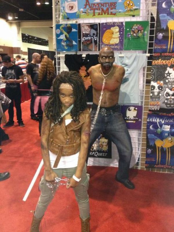 michonne_walker_fatherdaughter