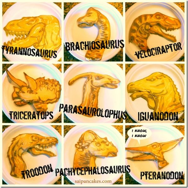 dino-pancakes