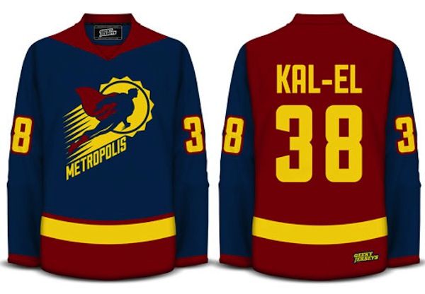 superman hockey jersey