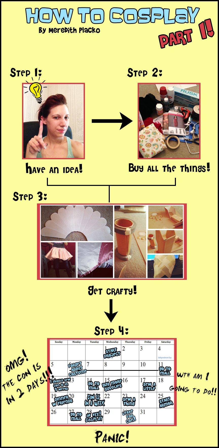 Cosplay Flow Chart Part 1