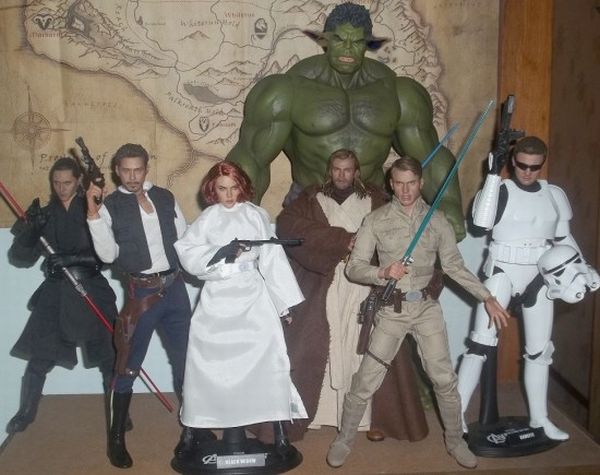 Avengers as SW toys