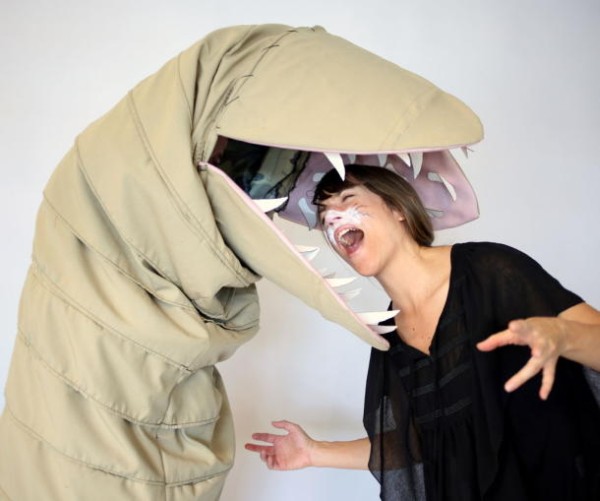 DIY Dune sandworm costume 2