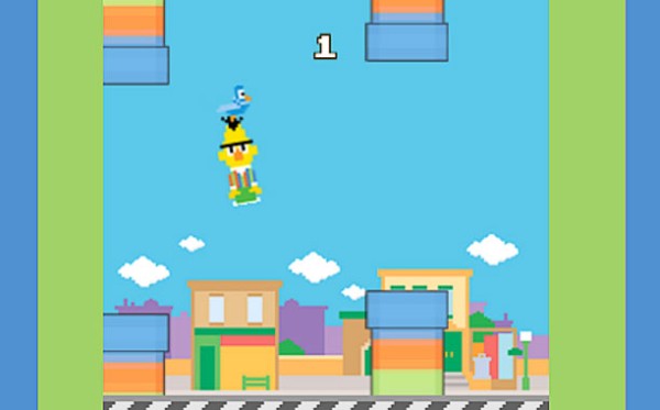 'Sesame Street: Flappy Bert' video game (Screengrab)