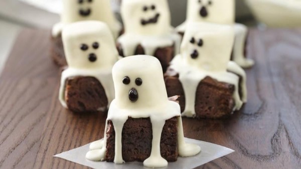 Spooky Boo Brownies