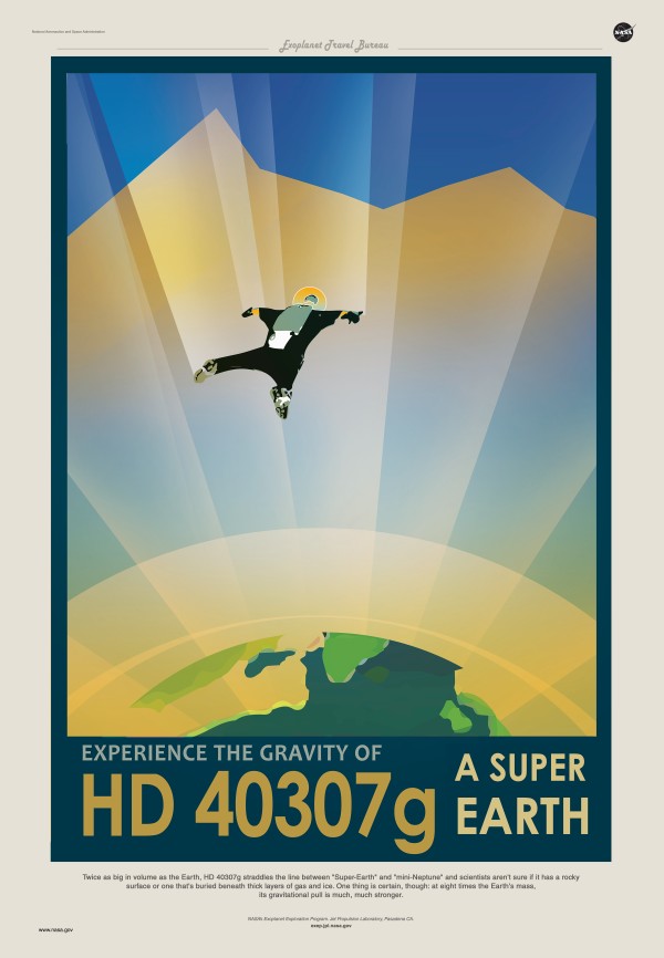 Twice as big in volume as the Earth, HD 40307g straddles the line between "Super-Earth" and "mini-Neptune" and scientists aren't sure if it has a rocky surface or one that's buried beneath thick layers of gas and ice. One thing is certain though: at eight