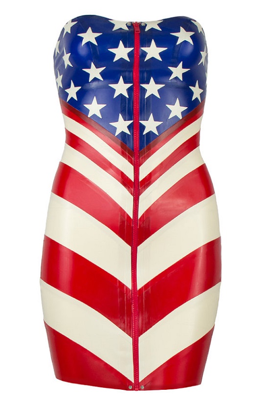 star-spangled mini dress