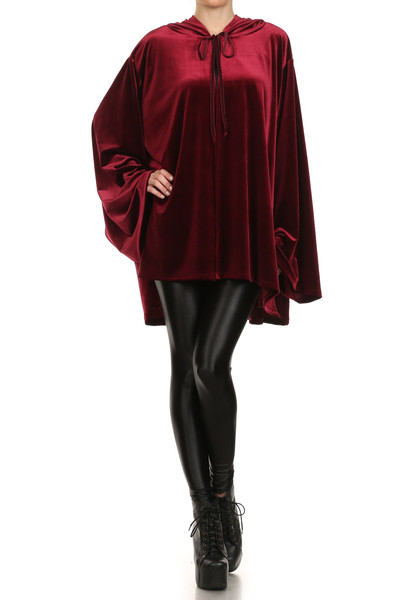 oxblood cloak