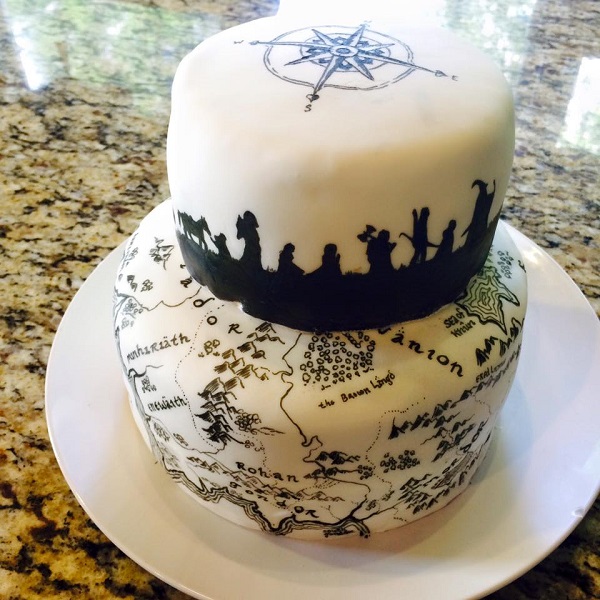 LOTR bday cake