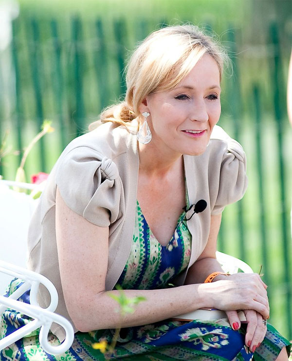 "J. K. Rowling 2010" by Daniel Ogren. Licensed under CC BY 2.0 via Wikimedia Commons - https://commons.wikimedia.org/wiki/File:J._K._Rowling_2010.jpg#/media/File:J._K._Rowling_2010.jpg