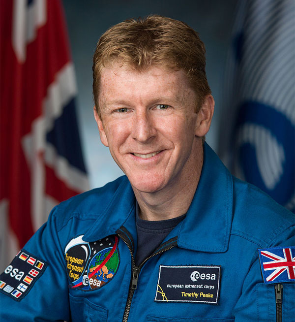 "Timothy Peake, official portrait" by NASA/Robert Markowitz - https://www.flickr.com/photos/nasa2explore/18306699143/. Licensed under Public Domain via Commons - https://commons.wikimedia.org/wiki/File:Timothy_Peake,_official_portrait.jpg#/media/File:Timothy_Peake,_official_portrait.jpg