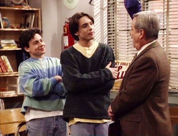 Marsden and Will Friedle on "Boy Meets World." Marsden played himself on the show.