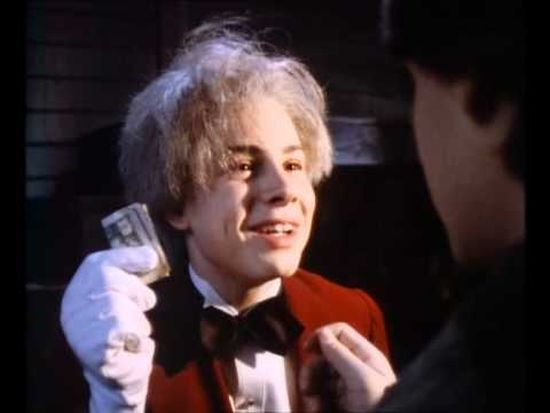 Marsden as Dash X in "Eerie, Indiana" (1992).