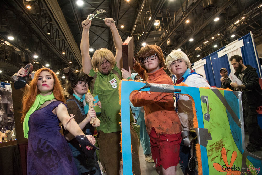 The Scooby Gang - Quebec City Comiccon 2016 - Photo by Geeks are Sexy