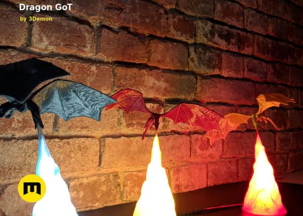 Game of Thrones Dragon Lamp