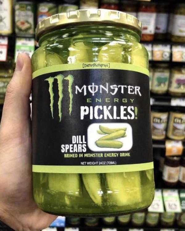 Monster Energy Drink Pickles