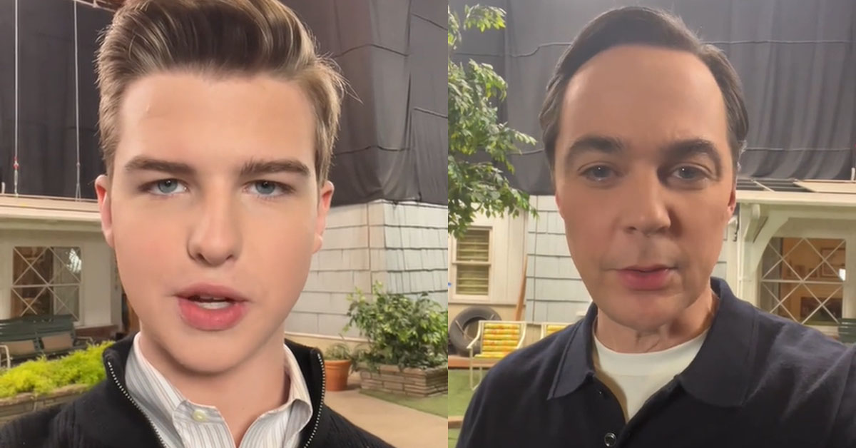 Young Sheldon Meets Old Sheldon