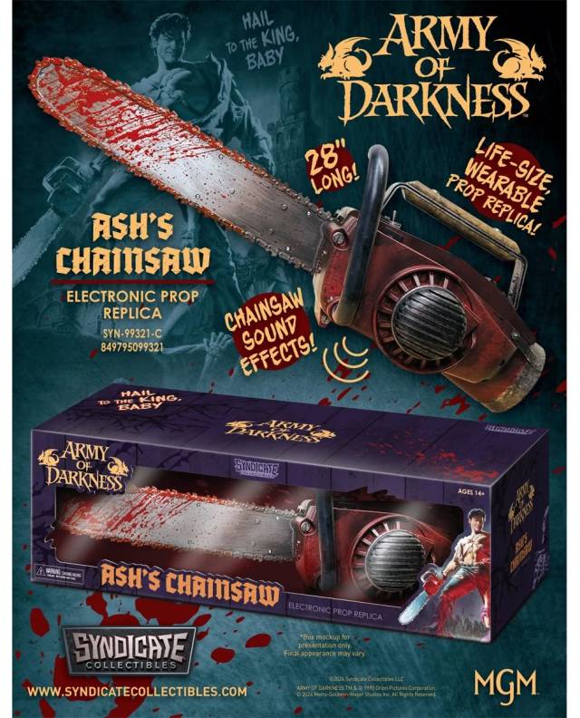 Army of Darkness Prop Chainsaw Replica