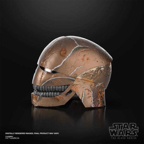 Black Series The Stranger Premium Electronic Helmet: Side View