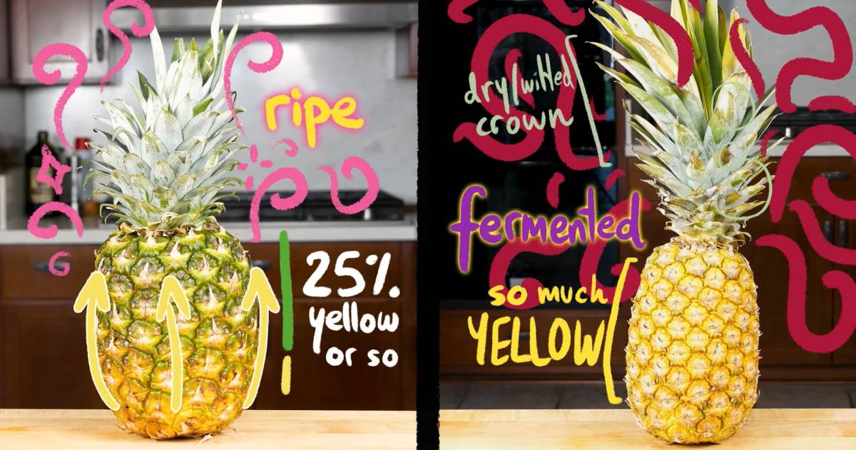 Pineapple Ripening Chart